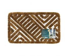 JVL Paillasson en Coco et Caoutchouc 39 x 59 cm