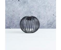 ADomo PV-LIV-6200 Point-Virgule Bougeoir en Fil MÃ©tal Noir DiamÃ¨tre 10,5 cm Hauteur 9 cm