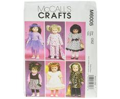 Mc Calls VÃªtements et accessoires pour poupÃ©e 18 - modÃ¨le unique unique taille