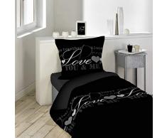 douceur dintÃ©rieur parure 2 piÃ¨ces 140x200 cm love dreams