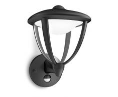 Philips luminaire extérieur LED applique montante avec détection Robin noir