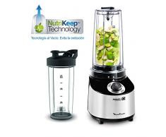 Moulinex LM181D10 FRESHBOOST Blender 800 W - 4 Fonctions : Batter, Fonction Vide, Batter avec Fonction Vide et Hachoir à Glace. Pouvoir antioxydant jusquà 3 Fois Plus élevé quun mixeur Classique.