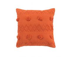 COTON dintÃ©rieur Coussin, Orange, 40 x 40 CM