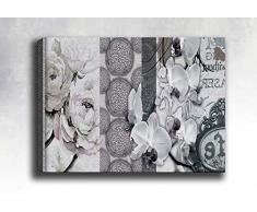 Bonamaison Peinture sur toile, multicolore, 50 x 70 cm - Conçu et fabriqué en Turquie