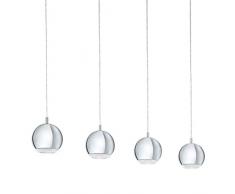 Eglo CONESSA Suspension en acier 3,3 W Chromé Suspension 4 ampoules chrom