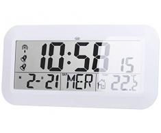 Trevi Om 3528Â d Horloge Murale, Blanc, 25Â x 45Â x 8Â cm