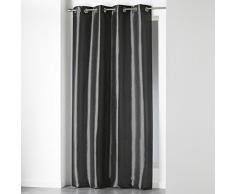 douceur dintÃ©rieur rideau a oeillets 140x240 cm shantung shana anthracite