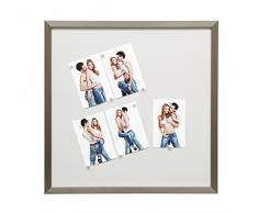Deknudt Frames S41VD1M Cadre Photo Panneau AimantÃ© Bois ArgentÃ© 30 x 40 cm