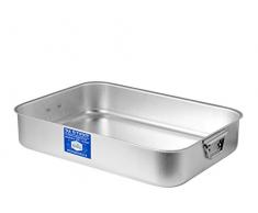 PARDINI Vario Plat Ã rÃ´ti rectangulaire Aluminium, Gris, 40Â cm