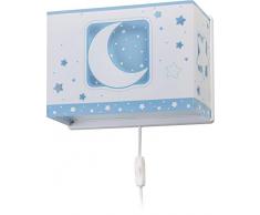 Dalber applique murale enfant Moonlight lune et étoiles Bleu