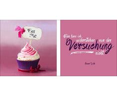 Pro Art glaset2d834835 Collection Mix & Match Versuchung Lot de 2 Impressions sous Verre 20 x 20 cm