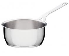 Alessi Ajm105/18 Pots&pans Casserole à Long Manche en Acier Inoxydable 18/10 Brillant, à 18 Cm