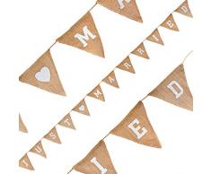 Eleganza Guirlande de Mariage en Toile de Jute