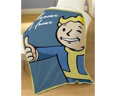 FALLOUT Couverture Polaire, Polyester, Multicolore, 100 x 150 cm