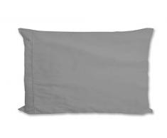 Camille 554013 Camille Taie dOreiller AmÃÂ©ricaine Coton Gris 50 x 75 cm