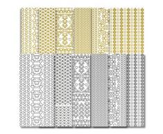 Stickers Peel Off Bordures CPD 1033, Stickers, Multicolore, 23Â x 10Â x 1Â cm