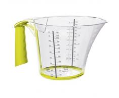 Rotho 1111705070 Pichet avec Graduation, Plastique, Transparent/Grün, groà (1,2 l)