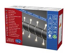 Konstsmide 3695-103 Guirlande Lumineuse avec Globes à LED, Plastique, 4.8 W, Blanc