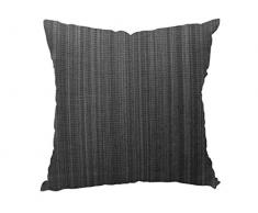 Soleil dOcre 547670 Linen Coussin Lin/Coton/Polyester Gris 40 x 40 cm