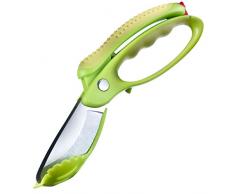 Westmark 20942270 Ciseaux Ã Salade, PP/TPE/INOX, Vert/Argent, 23 x 6,8 x 5,8 cm