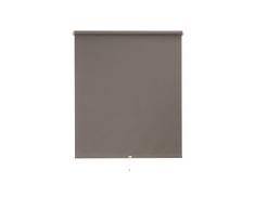 Sunl INES Spring Store Enrouleur occultant, Plastique, Tissu, Gris/Blanc, 102 x 180 cm