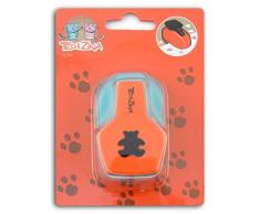 Toga OPZ01 Mini perforatrice motif Nounours Plastique Orange 9 x 12 x 4,5 cm
