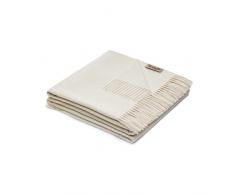 Marzotto Everest Plaid Barrage, Cachemire, Balta (