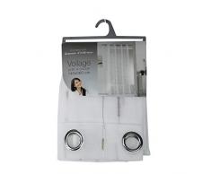 douceur dintÃ©rieur panneau a oeillets 140x260 cm voile sable chenilla naturel