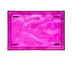 Kartell Plateau Dune Large, Plastique, Rose, 38x55x3 cm