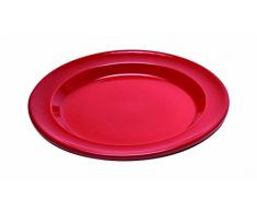 Emile Henry Eh968870 Assiette Ã dessert CÃ©ramique Rouge Grand Cru 21 X 21 X 2 cm