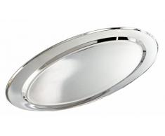 Buckingham Plat Ovale, Plateau de Service, Plateau Ovale Assiette Plateau, DE LA Viande, Plat de Service, Acier Inoxydable, 45Â cm