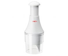 Moha 15070 Hachoir Oignons, ABS/INOX/SAN, Blanc, 9 x 9 x 24 cm
