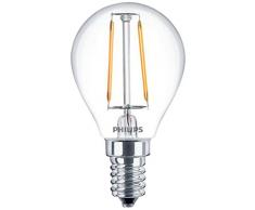 Philips Ampoule LED Ã Filament Verre 23W E14 Transparent 104 x 6 cm