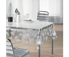 dÃ©corline nappe cristal rectangle 140x240cm 14/100e feuille blanc