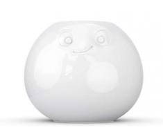 Fiftyeight Vase de Amusant, Porcelaine, Blanc/Lavande, 10Â x 10Â x 16,5Â cm