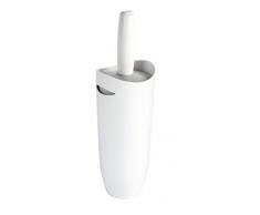 Croydex Brosse de Toilettes, en Plastique, Blanc/Gris, 100Â x 350Â x 100Â mm