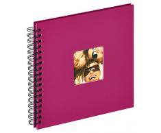 Walther Album Photo à Spirales Fun Design 26 x 25 cm Album Photo, Structure Couverture, Violet, 26 x 25 cm