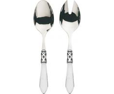 Casa Bugatti ALC1T-N4214/15 Aladdin Ensemble de couverts pour servir, Transparent