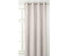 Linder 0520/21/375FR Rideau Suédine Lourde Crème Oeillets 145 x 260 cm