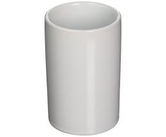 Wenko 19297100 Polaris Gobelet à Brosse à Dents Céramique Blanc 7 x 7 x 7,5 cm