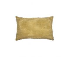 ZONS Coussin Look Velour 40 * 60cm 4 Couleurs (Jaune)
