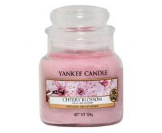 Yankee Candle 1542838E Fleur de cerisier petite jarre, Verre, Rose, Bougie