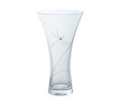 Dartington Crystal Glitz Grand Vase Motif Libellule