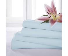 Charlotte Thomas Drap plat Percale- Bleu 228cm x 254cm