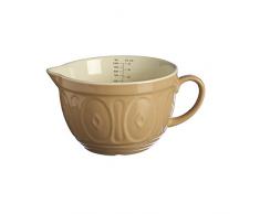 Mason Cash Collection Mortier, Céramique, Cream/Cane, 18.5 x 16.5 x 11 cm