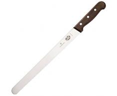 Victorinox 5.4230.30 Couteau à Jambon Tranchant denté, Acier Inoxydable, Brun, 30 x 5 x 5 cm