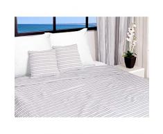 Soleil docre JetÃ© de lit 220x240 cm COTONADE Gris Clair, Polyester Coton, 240x220 cm