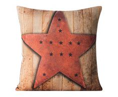 eurof irany CHP/Star/11Â Housse de Coussin, Polyester, Mix, 40.0Â x 0, 3Â cm