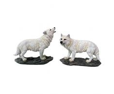 Nemesis Now Watchers Lot de 2 Figurines 15,6 cm Blanc Taille Unique