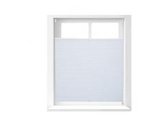 Relaxdays Store vÃ©nitien sans perÃ§age volet fenÃªtre blanc laisse passer la lumiÃ¨re, 100 x 130 cm, blanc